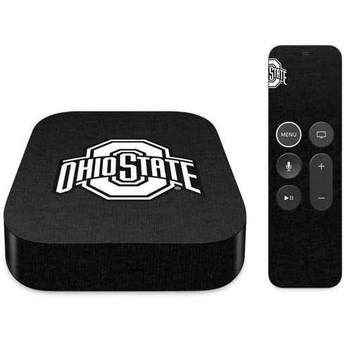 Ohio State University OSU Black Apple TV Skin